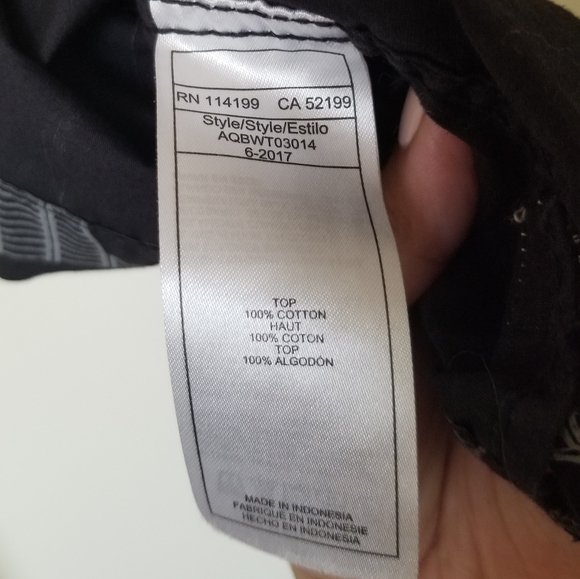 Quicksilver Boys Tribal Hawaiin Button Down Shirt - Picture 6 of 8